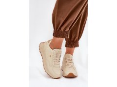 Lehké Sportovní Boty Dámské Big Star RR274630 HI-POLY SYSTEM Béžové 1