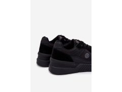 Pánské Sportovní Boty Sneakers Na Platformě Černé Hanirin 3