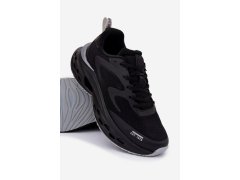 Pánské Sportovní Boty Na Platformě Big Star RR174022 Hi-Poly System Černé 6