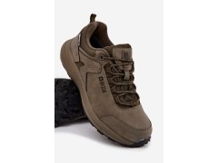 Pánské Trekingové Sportovní Boty Big Star OO174367 HI-POLY SYSTEM Khaki 4