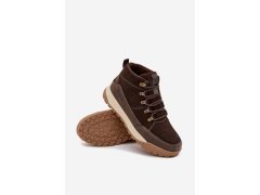 Semišové Pánské Trekingové Boty Big Star SS174263 Hnědé 3