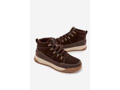 Semišové Pánské Trekingové Boty Big Star SS174263 Hnědé 6