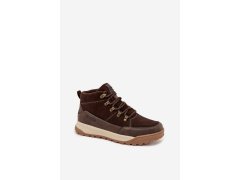 Semišové Pánské Trekingové Boty Big Star SS174263 Hnědé 7