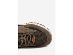 Pánské Sportovní Boty Sneakers Big Star RR174280 HI-POLY SYSTEM Tmavě Zelené 4
