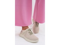 Materiálové Dámské Sportovní Boty Béžové Carmivelle 3
