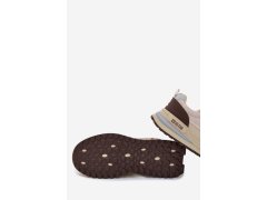 Pánské sportovní boty Big Star TT174316 Hi-Poly System Béžové 4