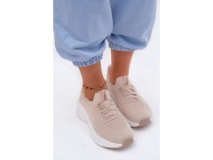 Materiálové Sportovní Boty Dámské Slip-On Kobbo 102425 Béžové 4