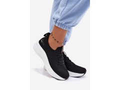 Materiálové Sportovní Boty Dámské Slip-On Kobbo 102425 Černé 1