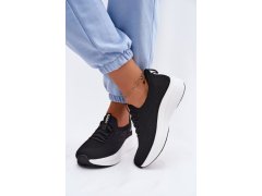 Materiálové Sportovní Boty Dámské Slip-On Kobbo 102425 Černé 3