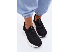 Materiálové Sportovní Boty Dámské Slip-On Kobbo 102425 Černé 5