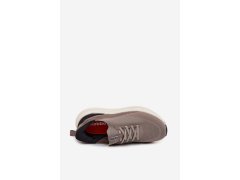 Pánské Sportovní Boty Textilní Slip-On Sneakers Na Platformě Kobbo 102421 Béžové 5