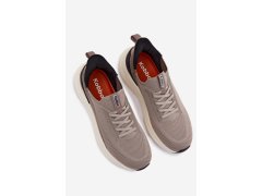Pánské Sportovní Boty Textilní Slip-On Sneakers Na Platformě Kobbo 102421 Béžové 6