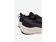 Pánské Sportovní Boty Textilní Slip-Ons Na Platformě Kobbo 102421 Černé 3