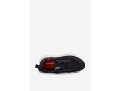 Pánské Sportovní Boty Textilní Slip-Ons Na Platformě Kobbo 102421 Černé 6