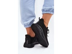 Nazouvací lehké sportovní boty dámské Big Star RR274A132 HI-POLY SYSTEM černé 8
