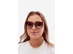 Dámské sluneční brýle typu cat-eye Růžové 3