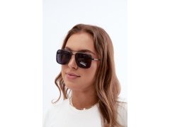 Černé pilotky sluneční brýle s&nbsp;UV filtr 400 2