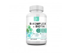 Allnature B-komplex + Biotin vitamíny 120 tablet