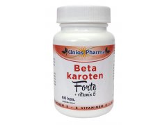 Unios Pharma Beta karoten FORTE + vitamin E 60 kapslí
