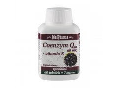 MedPharma Coenzym Q10 60 mg FORTE 60 tob. + 7 tob. ZDARMA