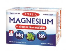 Terezia Magnesium + vitamin B6 a meduňka 30 kapslí