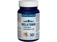 Clinical Nutricosmetics Melatonin Mučenka Meduňka B6 30 tablet
