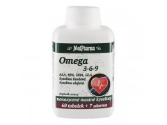 MedPharma Omega 3-6-9 60 tob. + 7 tob. ZDARMA
