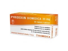 Biomedica Pyridoxin Biomedica 20mg 30 tbl.