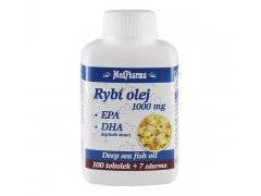 MedPharma Rybí olej 1000 mg + EPA + DHA 107 kapslí