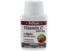 MedPharma Vitamín C 1000 mg s šípky 37 tablet