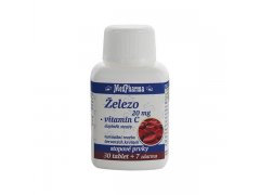 MedPharma Železo 20 mg+Vitamín C 37 tablet