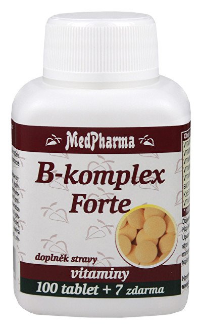 MedPharma B-komplex Forte 107 tablet - Přípravky vitamíny skupiny b