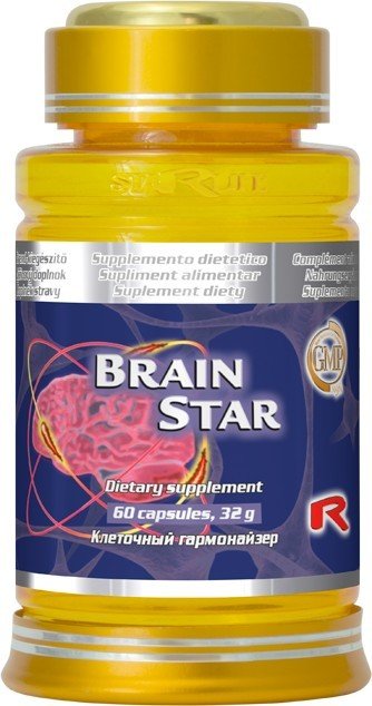 STARLIFE BRAIN STAR 60 kapslí - Přípravky mozek, paměť
