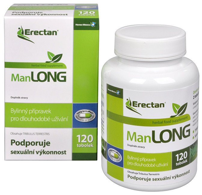 Erectan Erectan ManLONG 120 tob. - Přípravky afrodisiaka