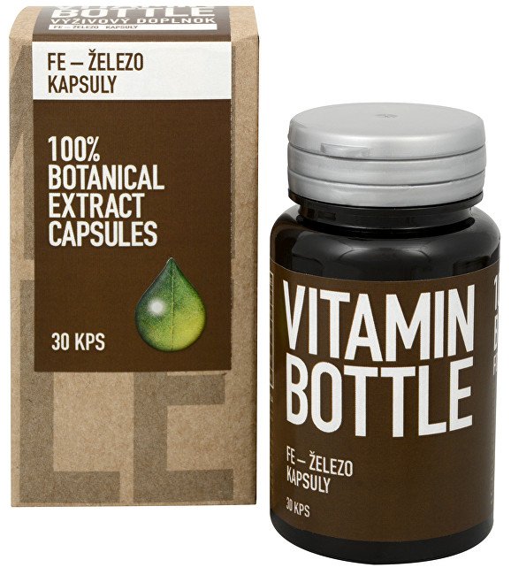Vitamin Bottle Fe – železo 30 kapslí - Přípravky minerály a stopové prvky