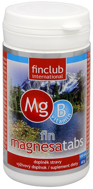 Finclub Fin Magnesatabs 100 tbl. - Přípravky minerály a stopové prvky