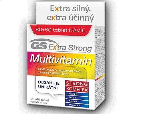 Green-Swan GS Extra Strong Multivitamin 60+60 tablet ZDARMA - Přípravky vitamíny a multivitamíny