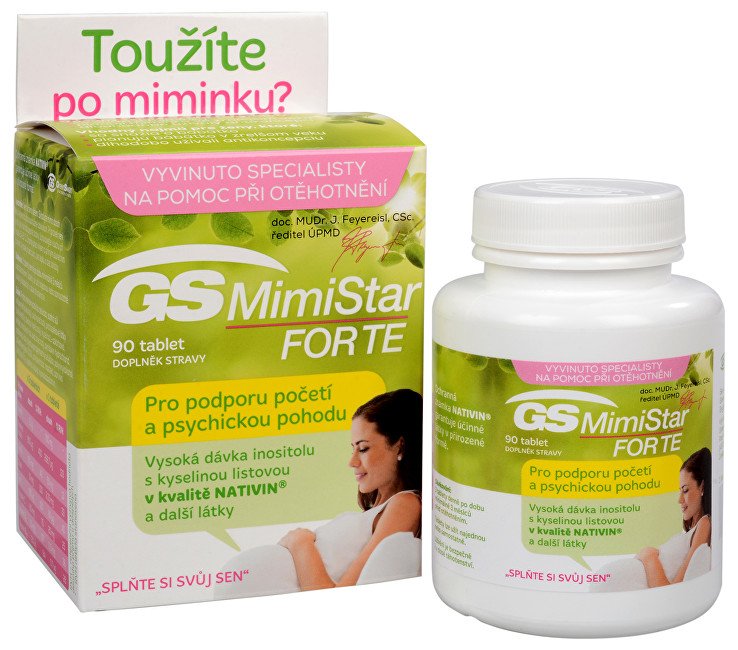 Green-Swan GS MimiStar FORTE 90 tablet - Přípravky těhotenství a kojení