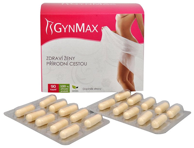 Natural Medicaments GynMax 90 kapslí - Přípravky ženské pohlavní orgány