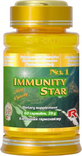 STARLIFE IMMUNITY STAR 60 kapslí - Přípravky imunita, obranyschopnost