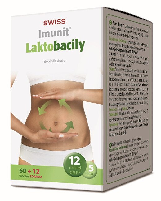 Simply You Imunit Swiss Laktobacily 60 tob. + 12 tob. ZDARMA