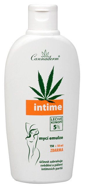 Cannaderm Intime jemná mycí emulze 150 ml + 50 ml ZDARMA - Přípravky intimní hygiena