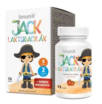 Simply You Laktobacily Jack Laktobacilák Imunit 72 tablet - Přípravky probiotika prebiotika