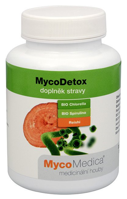 MycoMedica MycoDetox 120 kapslí - Přípravky detoxikace organismu