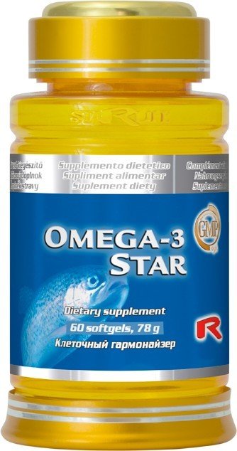 STARLIFE OMEGA-3 STAR 60 tob. - Přípravky antioxidanty