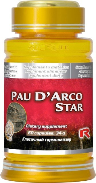 STARLIFE PAU D´ARCO STAR 60 kapslí - Přípravky antioxidanty