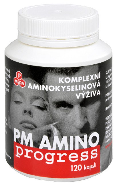 Purus Meda PM Amino Progress 120 kapslí - Přípravky aminokyseliny