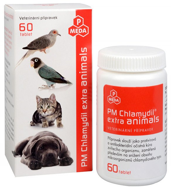 Purus Meda PM Chlamydil extra animals 60 tbl. - Přípravky doplňky stravy pro kočky