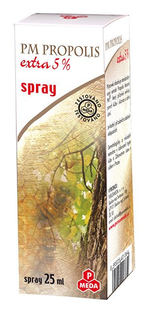 PM Propolis extra 5% spray 25 ml - Přípravky normální stav kůže