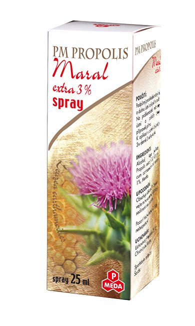 Purus Meda PM Propolis Maral extra 3 % spray 25 ml - Přípravky normální stav kůže